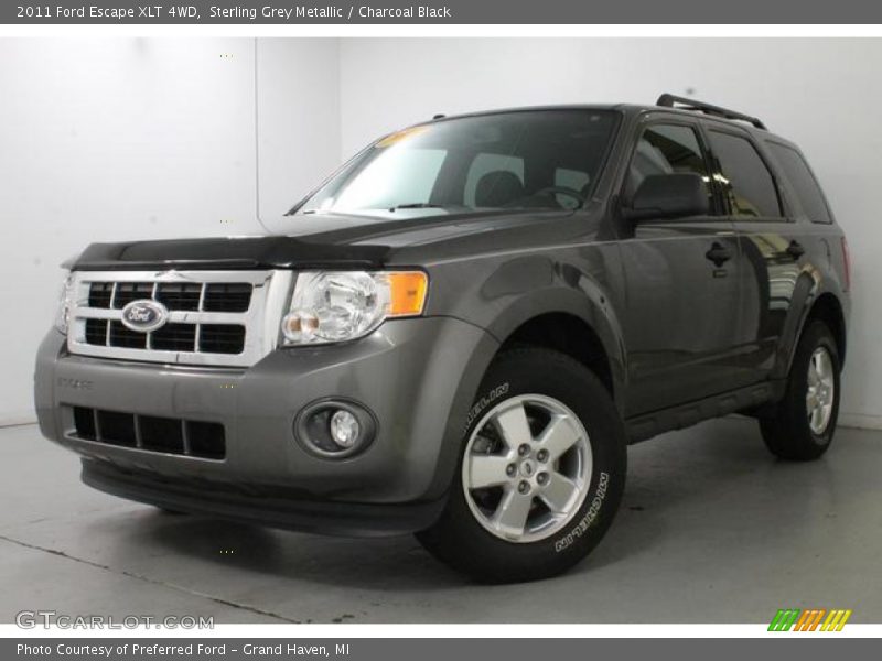 Sterling Grey Metallic / Charcoal Black 2011 Ford Escape XLT 4WD