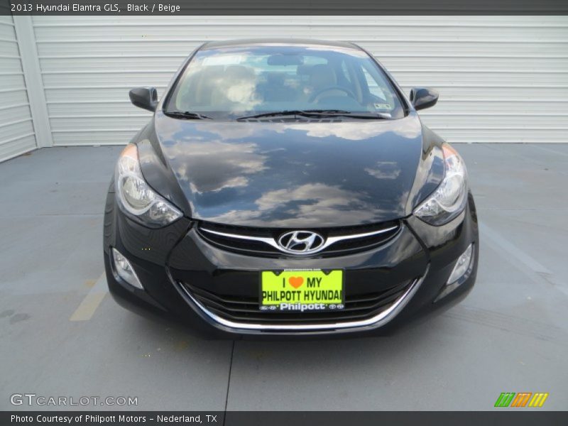 Black / Beige 2013 Hyundai Elantra GLS