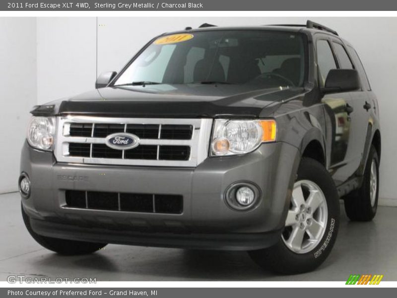 Sterling Grey Metallic / Charcoal Black 2011 Ford Escape XLT 4WD