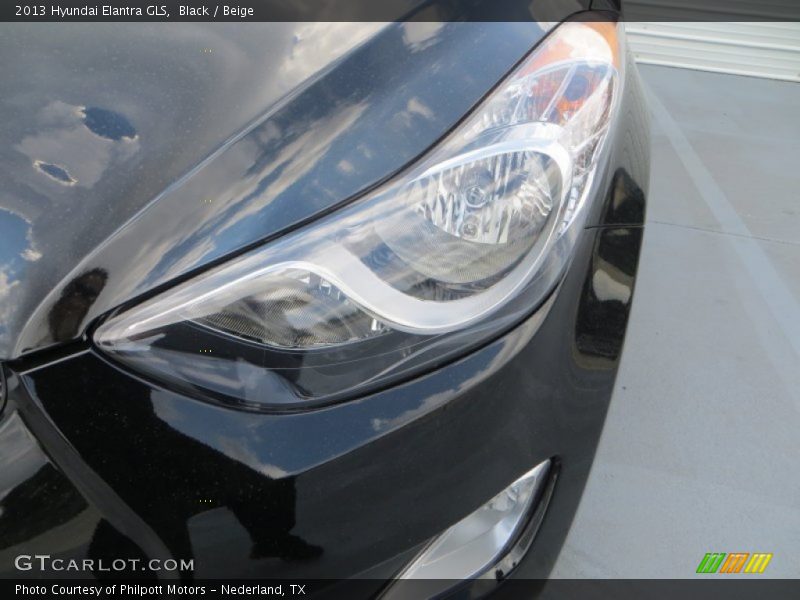 Black / Beige 2013 Hyundai Elantra GLS
