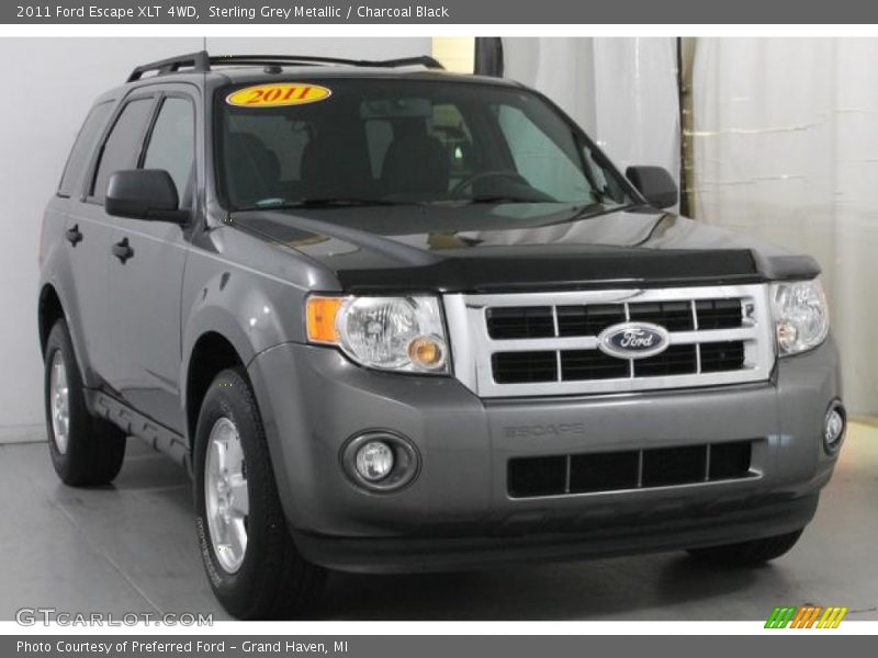 Sterling Grey Metallic / Charcoal Black 2011 Ford Escape XLT 4WD
