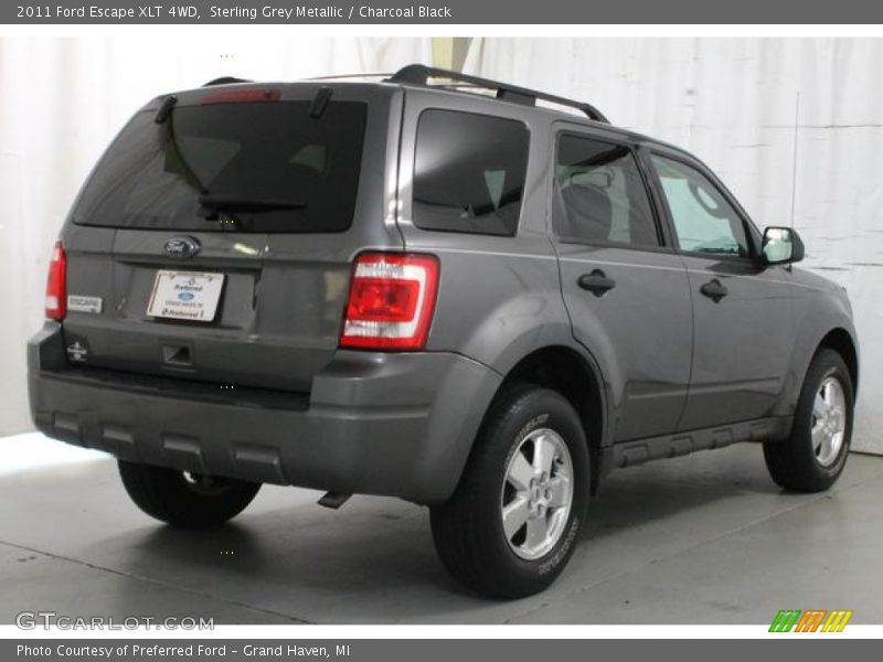 Sterling Grey Metallic / Charcoal Black 2011 Ford Escape XLT 4WD