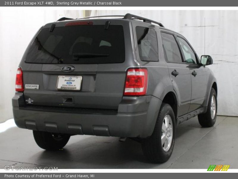 Sterling Grey Metallic / Charcoal Black 2011 Ford Escape XLT 4WD
