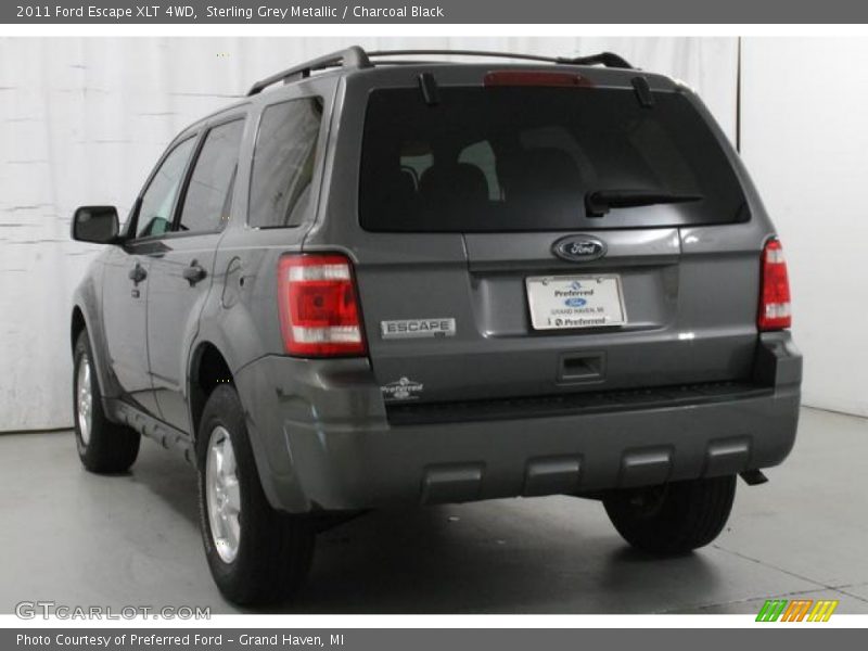 Sterling Grey Metallic / Charcoal Black 2011 Ford Escape XLT 4WD