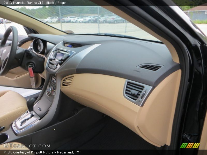 Black / Beige 2013 Hyundai Elantra GLS