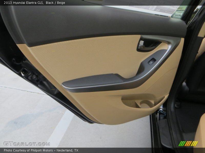 Black / Beige 2013 Hyundai Elantra GLS