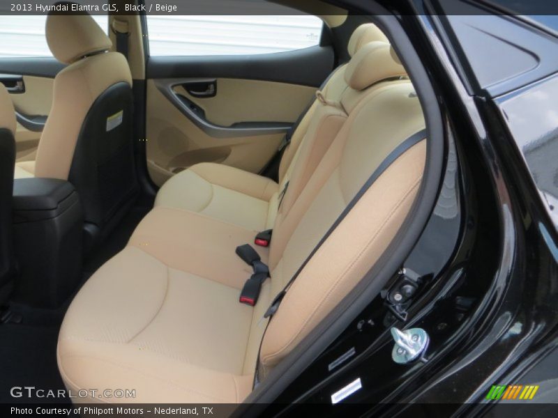 Black / Beige 2013 Hyundai Elantra GLS