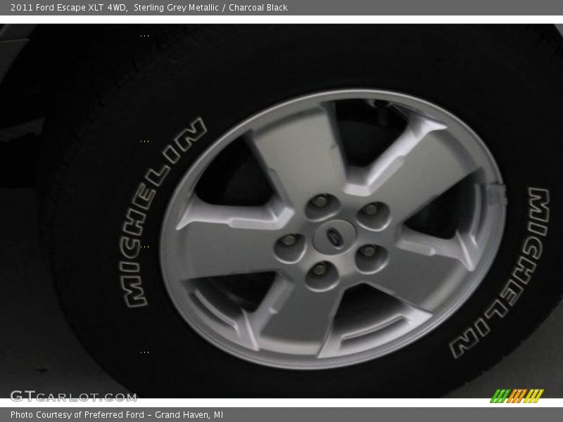 Sterling Grey Metallic / Charcoal Black 2011 Ford Escape XLT 4WD