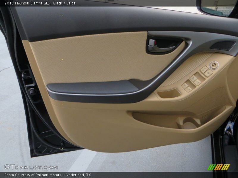 Black / Beige 2013 Hyundai Elantra GLS
