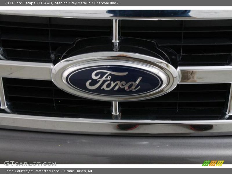Sterling Grey Metallic / Charcoal Black 2011 Ford Escape XLT 4WD