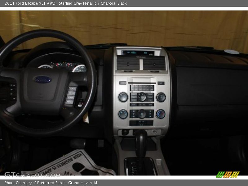 Sterling Grey Metallic / Charcoal Black 2011 Ford Escape XLT 4WD