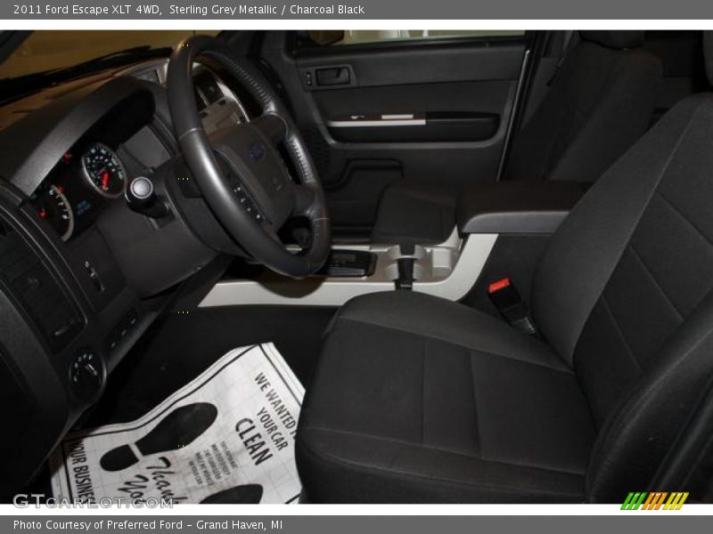 Sterling Grey Metallic / Charcoal Black 2011 Ford Escape XLT 4WD