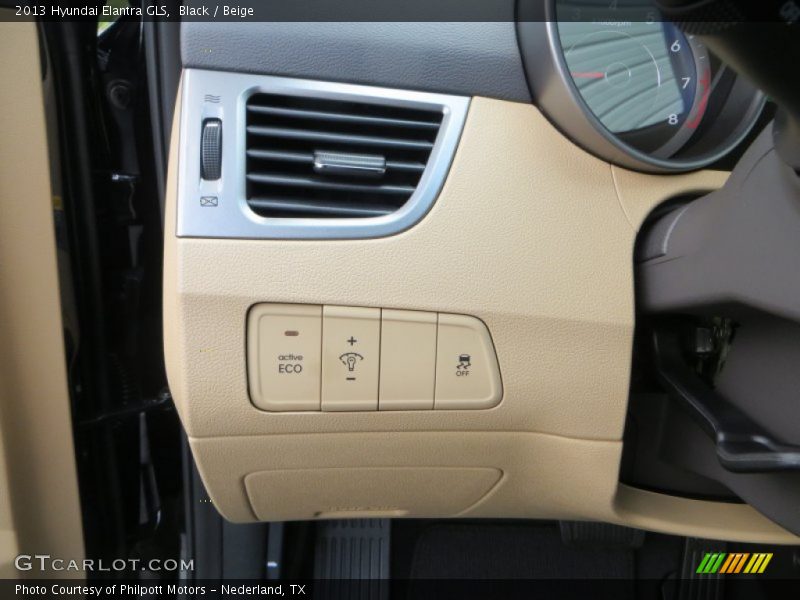 Black / Beige 2013 Hyundai Elantra GLS