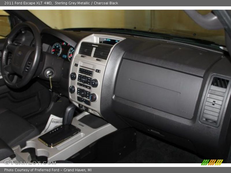 Sterling Grey Metallic / Charcoal Black 2011 Ford Escape XLT 4WD