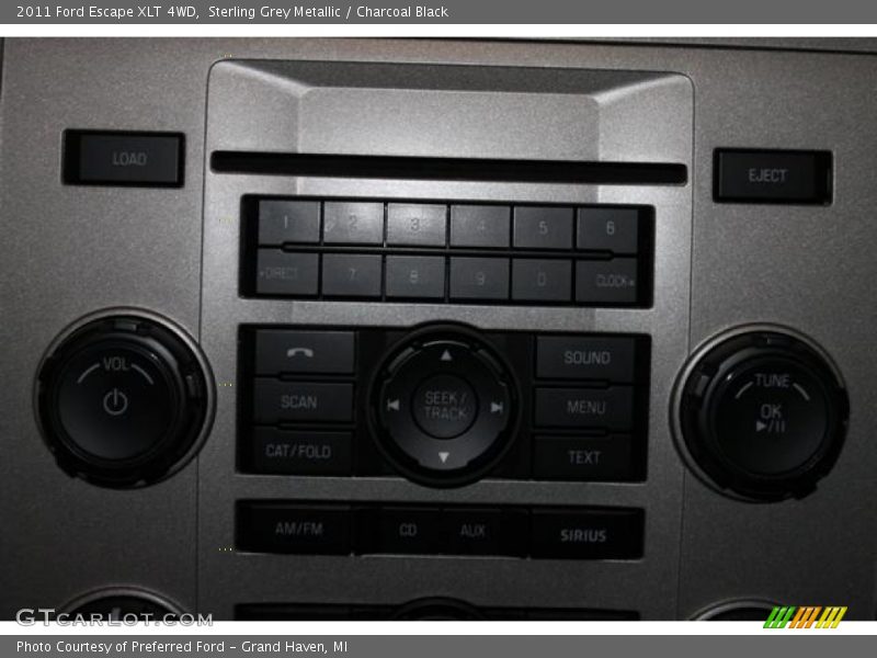 Sterling Grey Metallic / Charcoal Black 2011 Ford Escape XLT 4WD