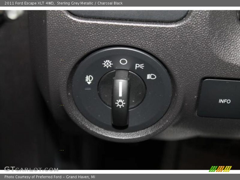 Sterling Grey Metallic / Charcoal Black 2011 Ford Escape XLT 4WD