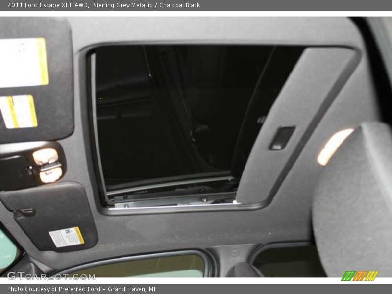 Sterling Grey Metallic / Charcoal Black 2011 Ford Escape XLT 4WD
