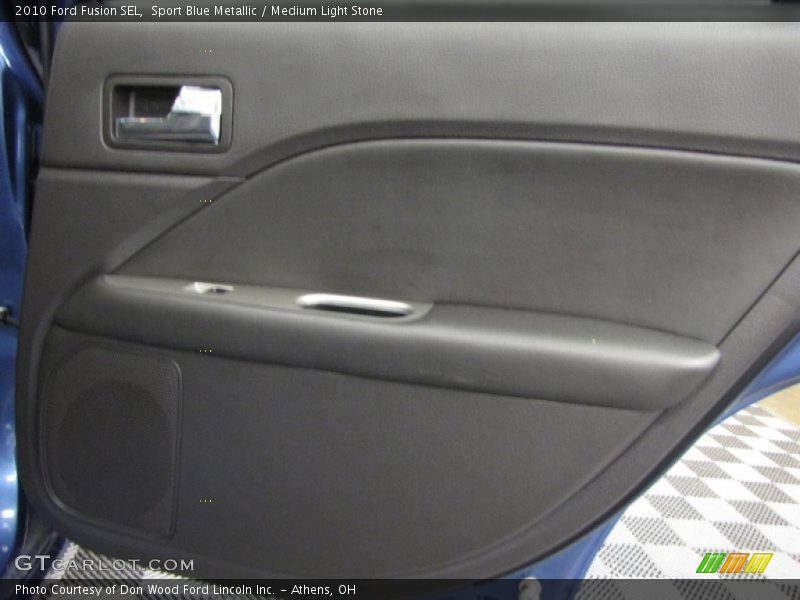 Sport Blue Metallic / Medium Light Stone 2010 Ford Fusion SEL