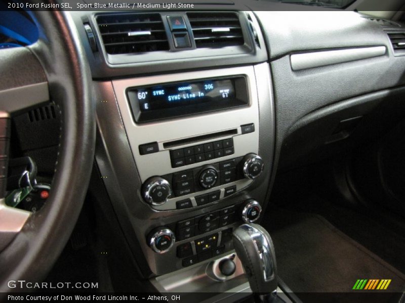 Sport Blue Metallic / Medium Light Stone 2010 Ford Fusion SEL