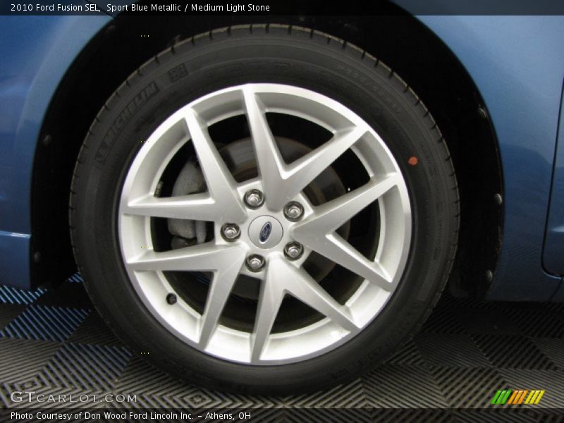 Sport Blue Metallic / Medium Light Stone 2010 Ford Fusion SEL