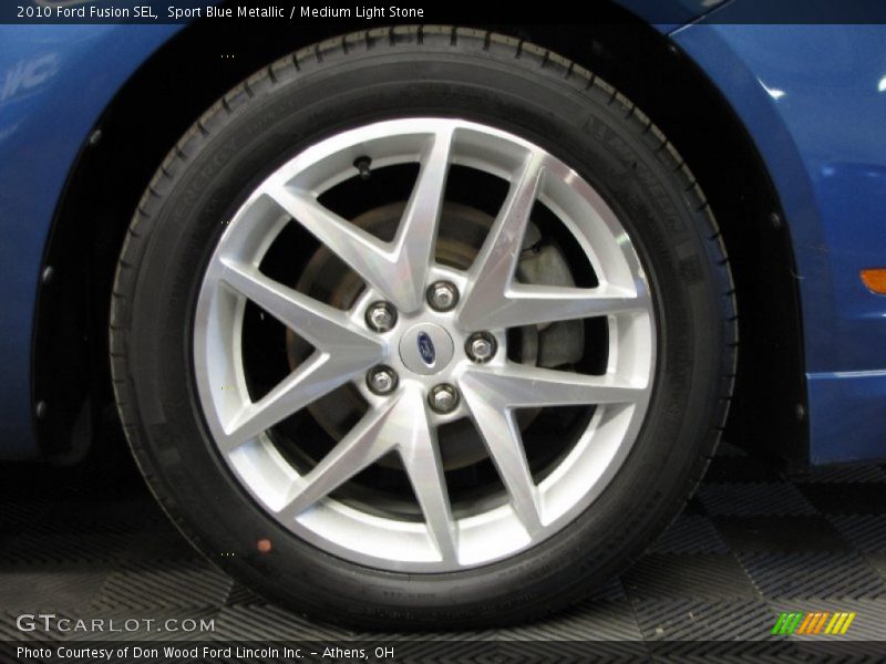 Sport Blue Metallic / Medium Light Stone 2010 Ford Fusion SEL