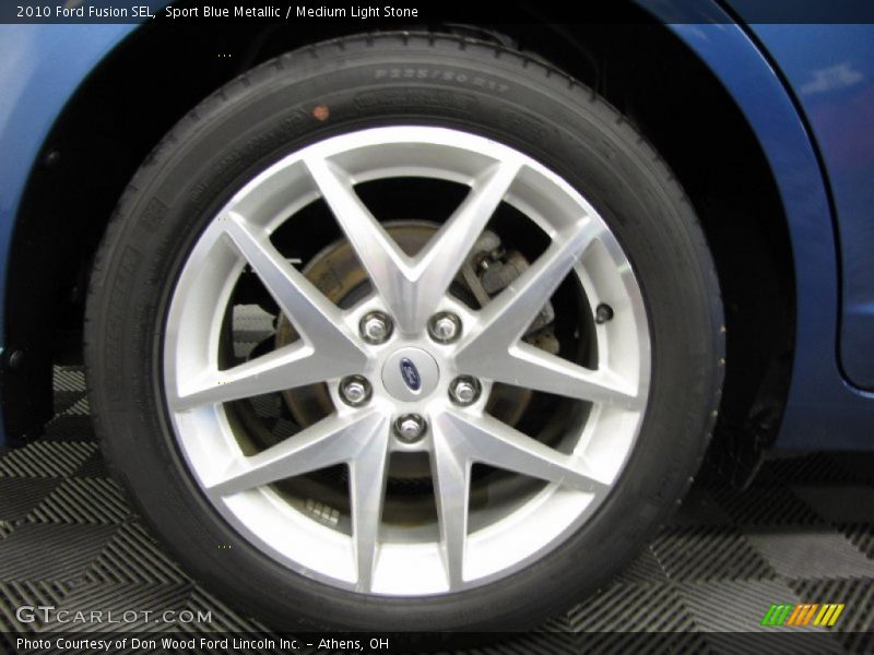 Sport Blue Metallic / Medium Light Stone 2010 Ford Fusion SEL