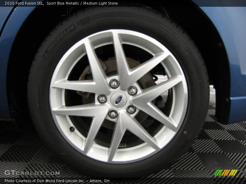 Sport Blue Metallic / Medium Light Stone 2010 Ford Fusion SEL