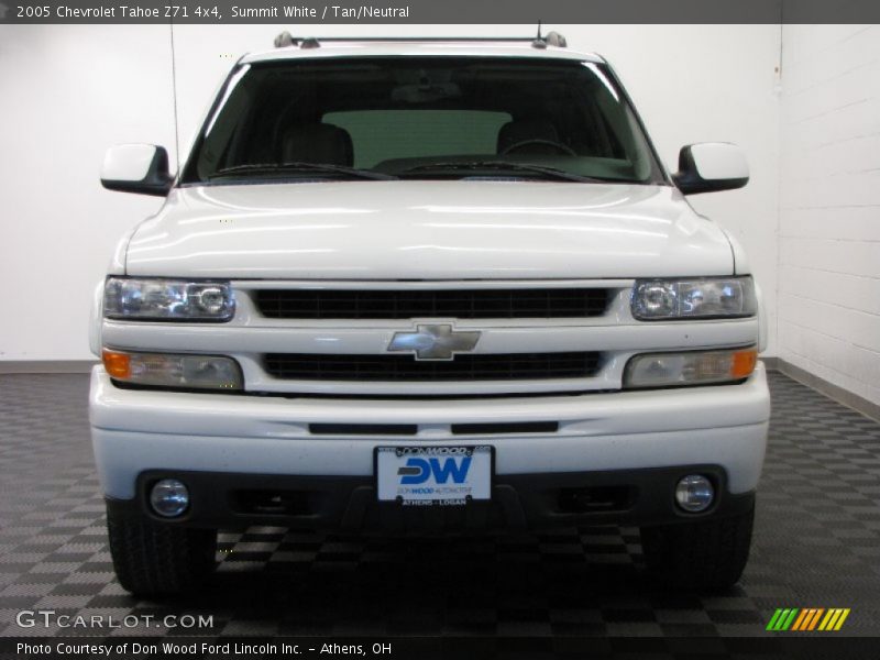 Summit White / Tan/Neutral 2005 Chevrolet Tahoe Z71 4x4