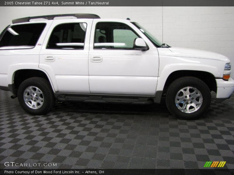Summit White / Tan/Neutral 2005 Chevrolet Tahoe Z71 4x4