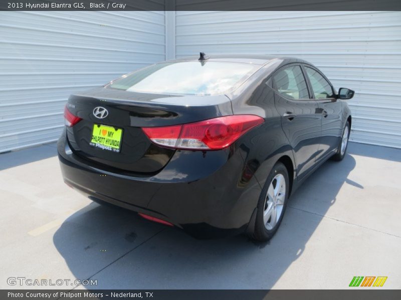 Black / Gray 2013 Hyundai Elantra GLS