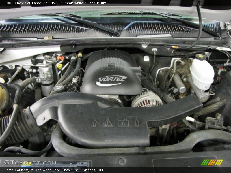 Summit White / Tan/Neutral 2005 Chevrolet Tahoe Z71 4x4