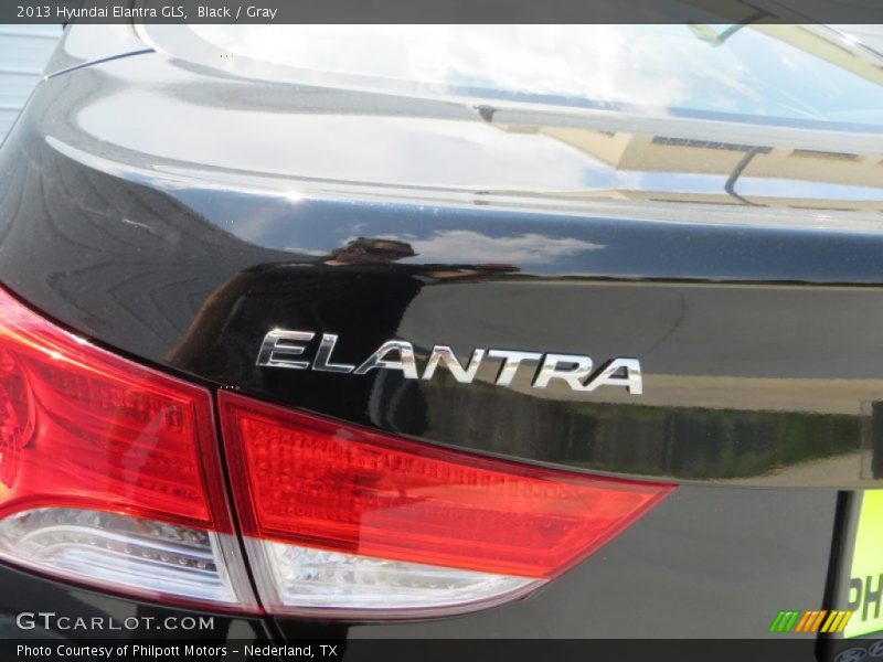 Black / Gray 2013 Hyundai Elantra GLS
