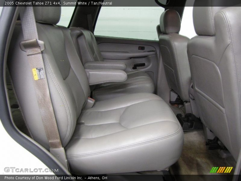 Summit White / Tan/Neutral 2005 Chevrolet Tahoe Z71 4x4