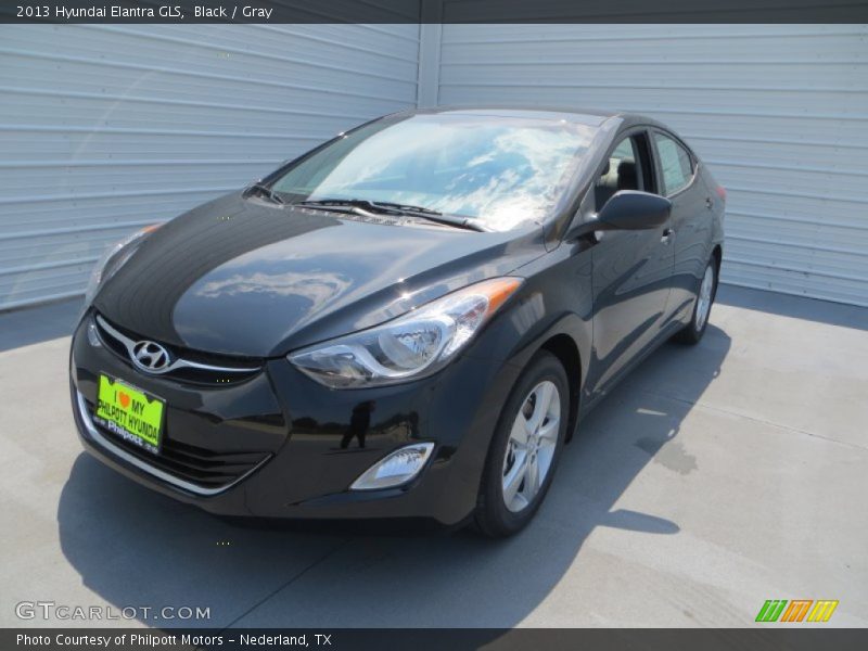 Black / Gray 2013 Hyundai Elantra GLS