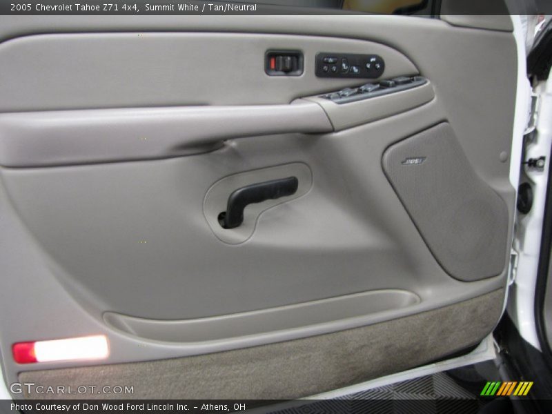 Summit White / Tan/Neutral 2005 Chevrolet Tahoe Z71 4x4