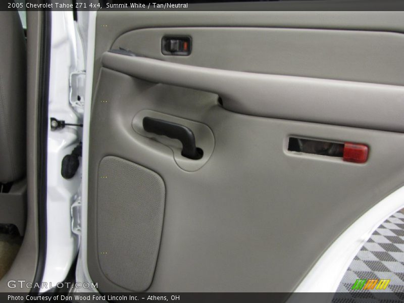 Summit White / Tan/Neutral 2005 Chevrolet Tahoe Z71 4x4