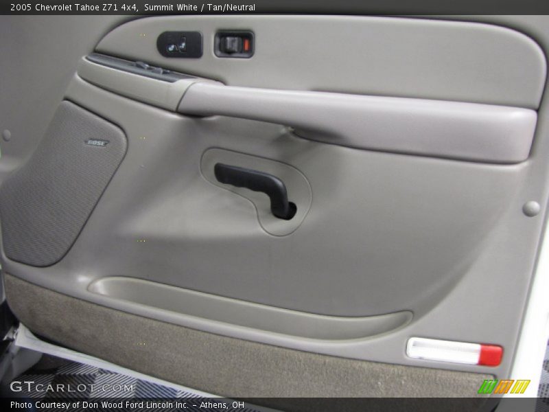 Summit White / Tan/Neutral 2005 Chevrolet Tahoe Z71 4x4