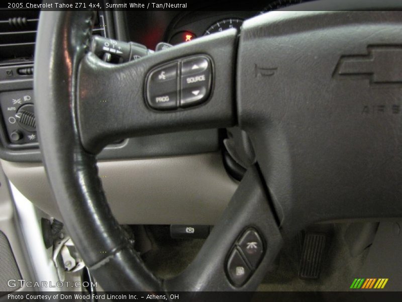 Summit White / Tan/Neutral 2005 Chevrolet Tahoe Z71 4x4