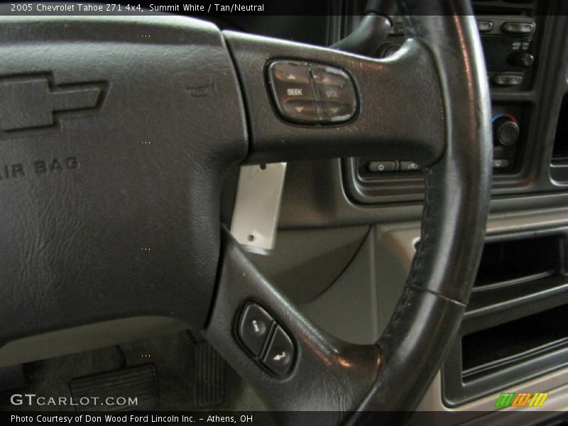 Summit White / Tan/Neutral 2005 Chevrolet Tahoe Z71 4x4