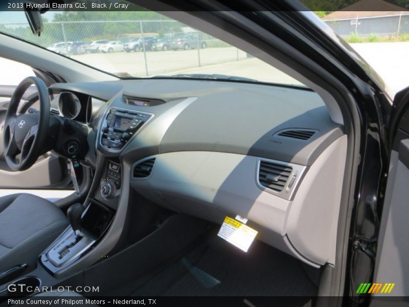 Black / Gray 2013 Hyundai Elantra GLS
