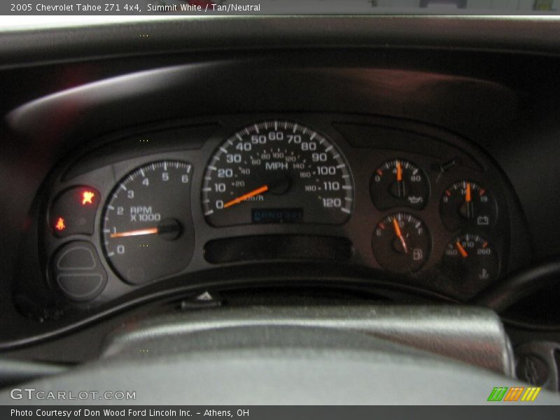 Summit White / Tan/Neutral 2005 Chevrolet Tahoe Z71 4x4