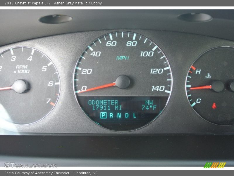 Ashen Gray Metallic / Ebony 2013 Chevrolet Impala LTZ