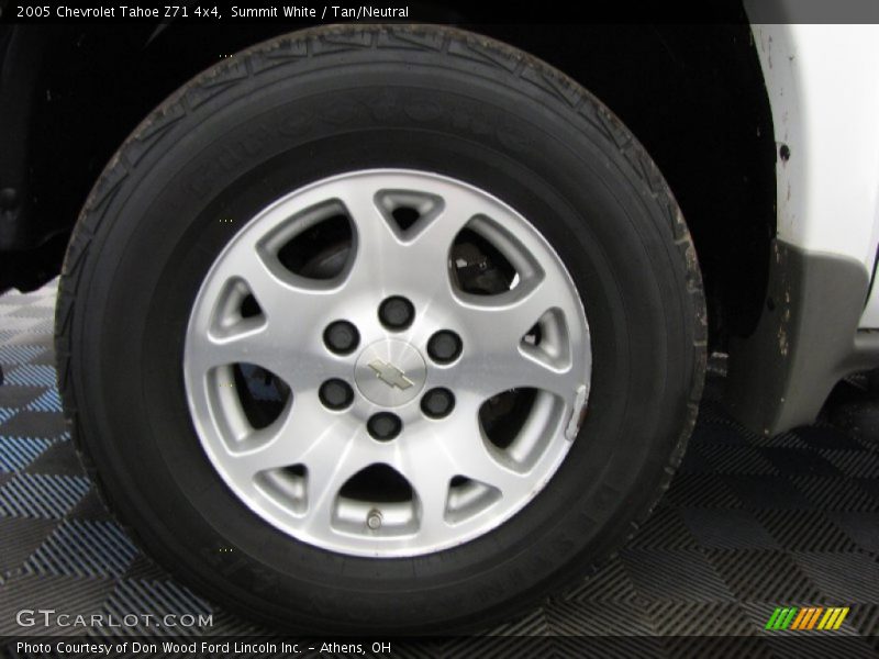Summit White / Tan/Neutral 2005 Chevrolet Tahoe Z71 4x4