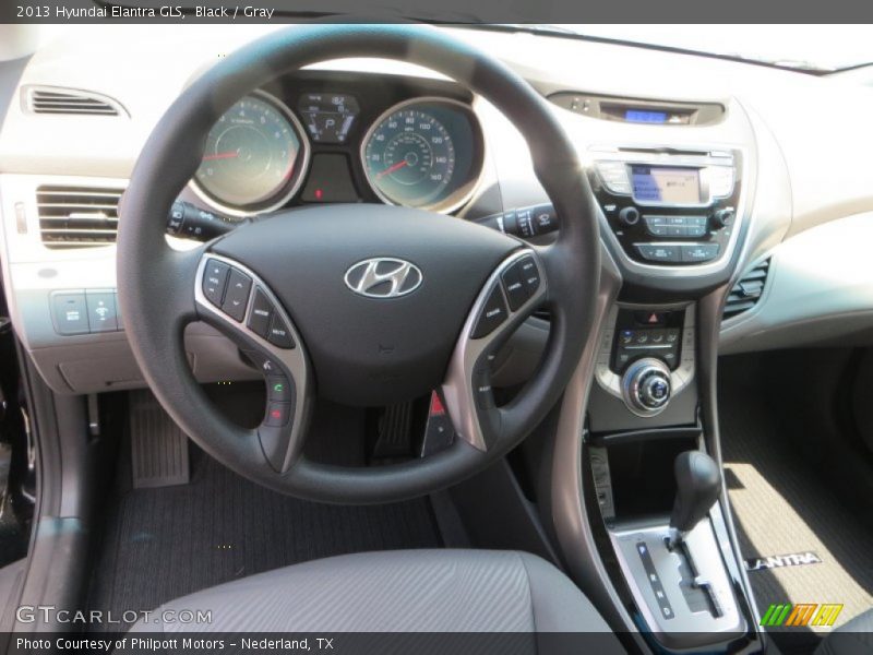 Black / Gray 2013 Hyundai Elantra GLS