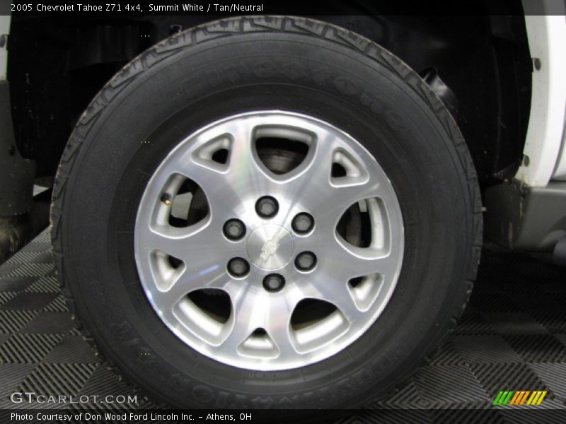 Summit White / Tan/Neutral 2005 Chevrolet Tahoe Z71 4x4