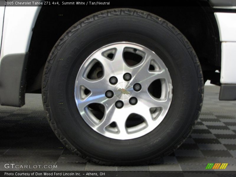 Summit White / Tan/Neutral 2005 Chevrolet Tahoe Z71 4x4