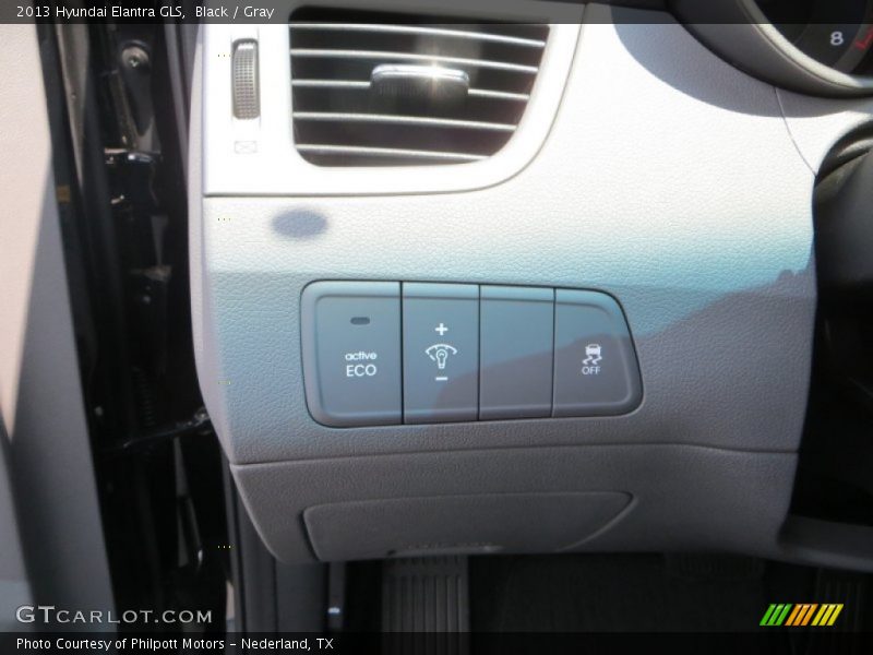 Black / Gray 2013 Hyundai Elantra GLS