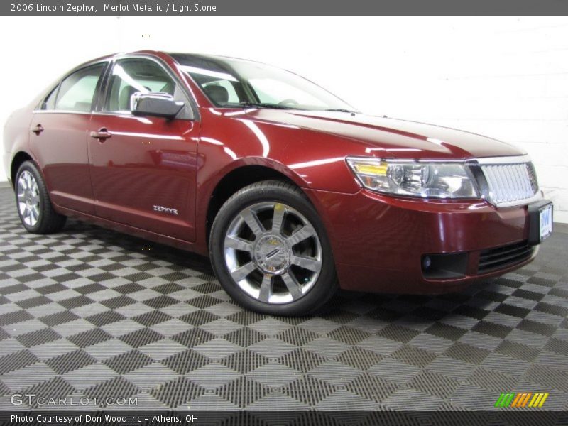 Merlot Metallic / Light Stone 2006 Lincoln Zephyr