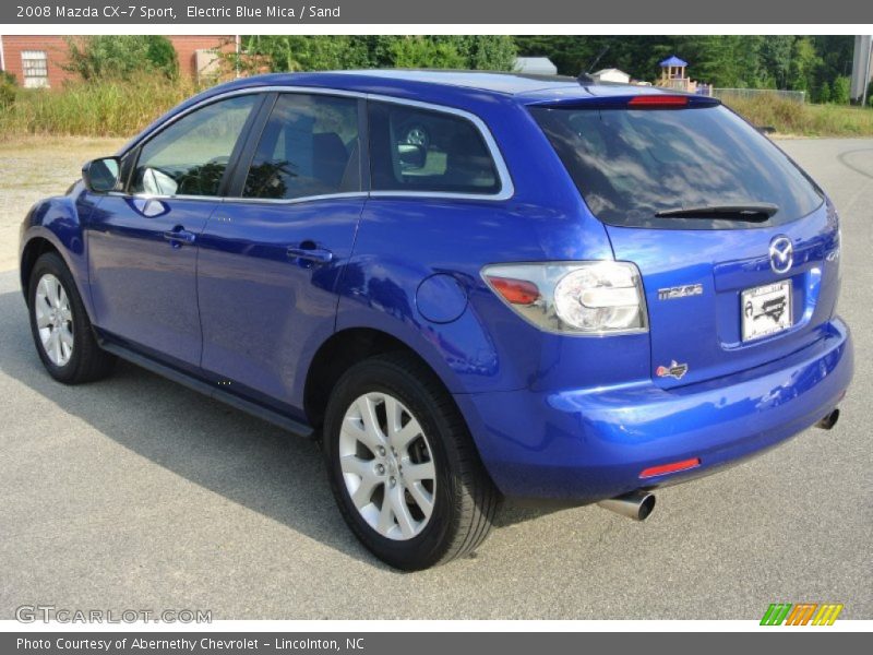 Electric Blue Mica / Sand 2008 Mazda CX-7 Sport