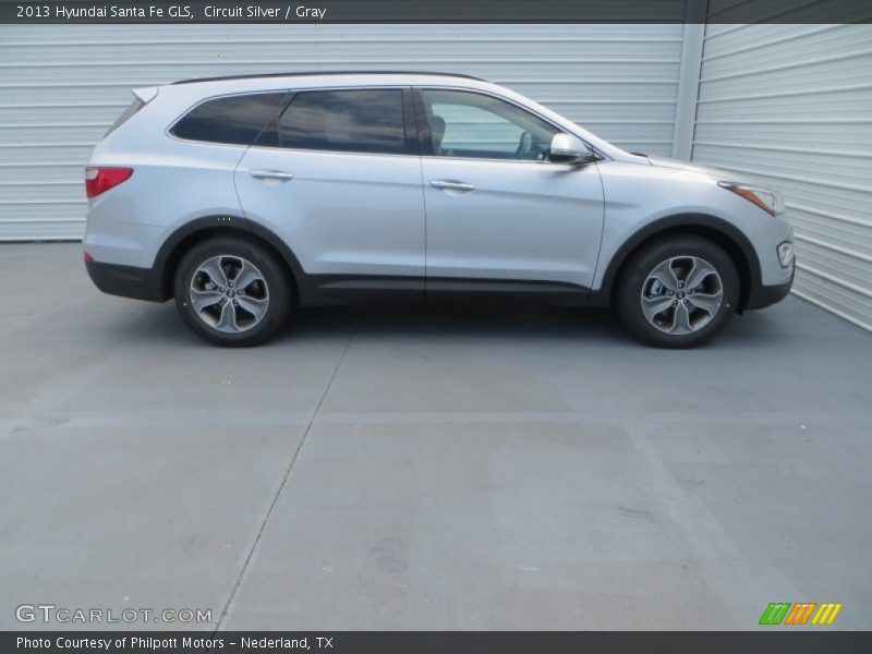 Circuit Silver / Gray 2013 Hyundai Santa Fe GLS